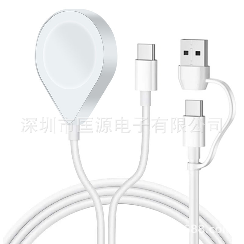 Water Drop New 48 Braid Two-in-One for Apple Watch Charger iWatch Charging Base Fast Charging No Upgrade