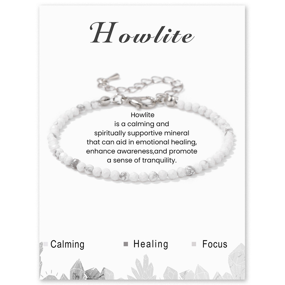 Card pack 3mm artificial crystal bead bracelet new best friend bracelet