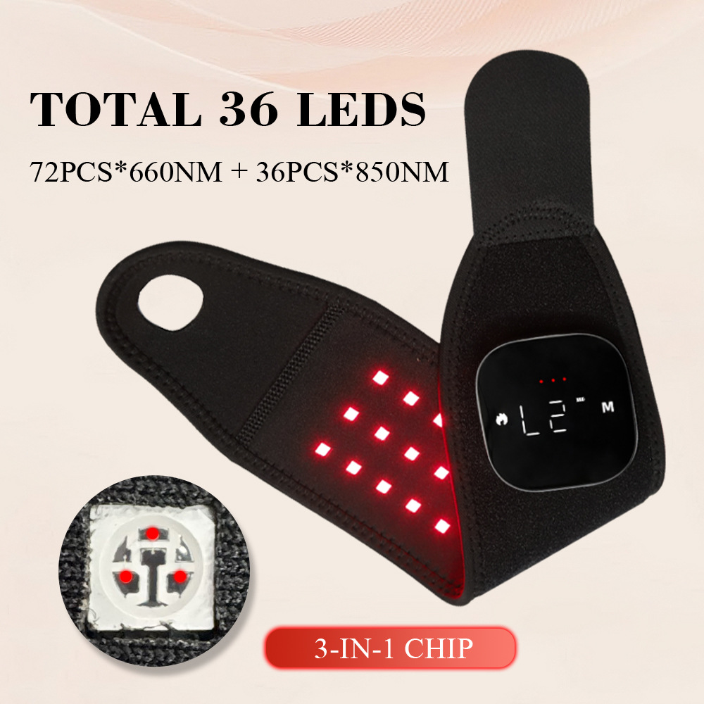 Electric Heating Red Light Wrist Guard for Tenosynovitis Joint Pain Warmth Massage Wrist Infrared Physiotherapy Device