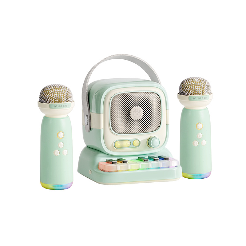 C60 Piano Bluetooth Speaker K Song Bluetooth Speaker with Ambient Lighting Macaron Color Series Gift Children