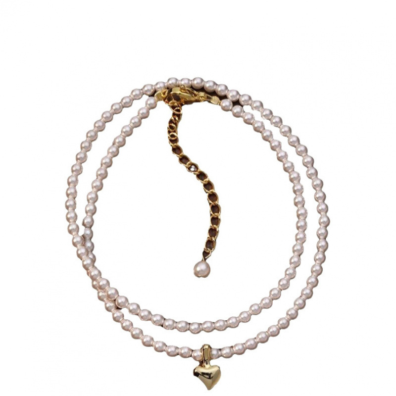 Pearl necklace ultra-fine baby milky bead women's summer niche 2024 new clavicle chain