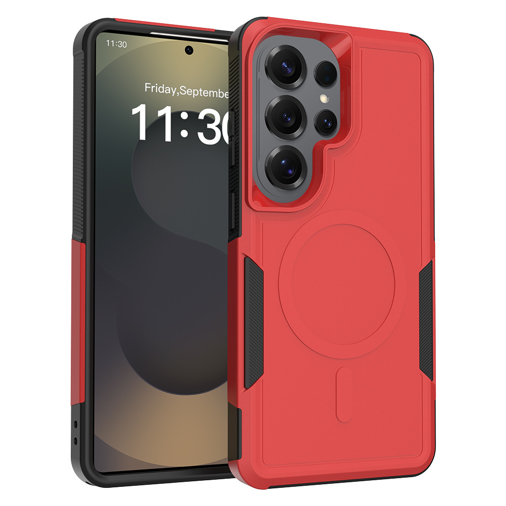 Magnetic phone case for Samsung S26 Ultra, navigation series, 2-in-1 for S25p, anti-drop for A36, protective case for A17, A06