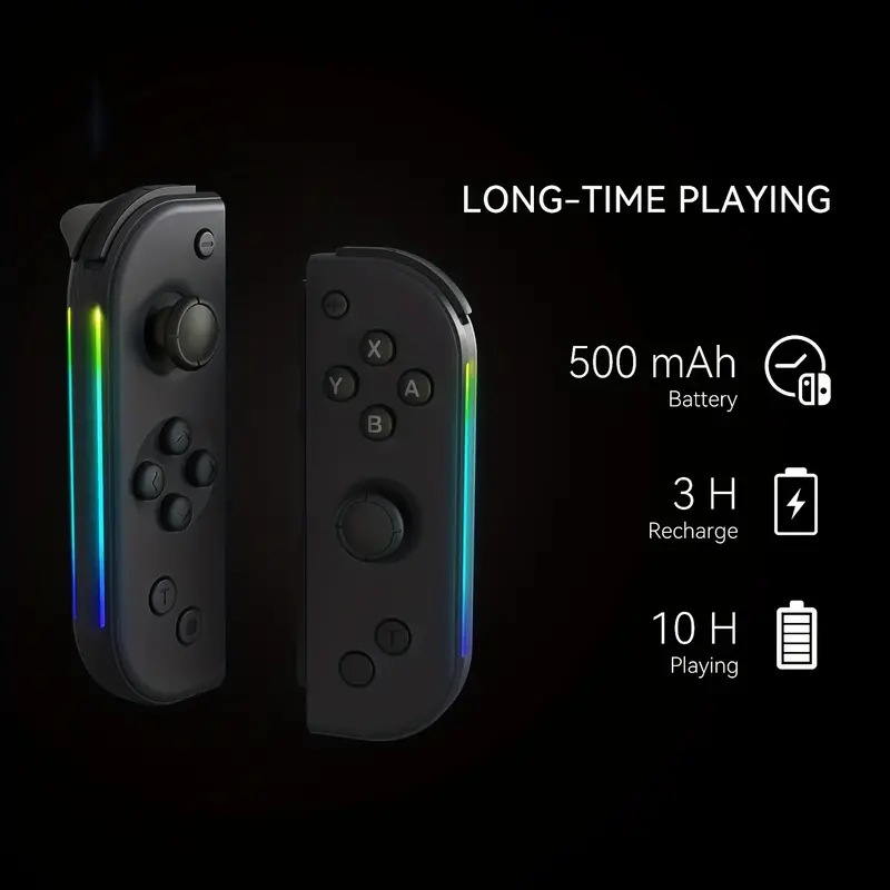 Switch left and right controller support one-key wake-up Bluetooth controller NS motion sensing vibration RGB lighting