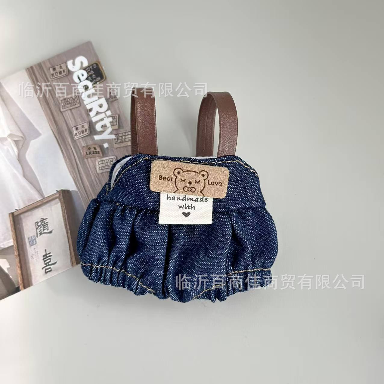 Small pants 10cm pendant doll clothes 14cm dog plush toy overalls replacement doll clothes