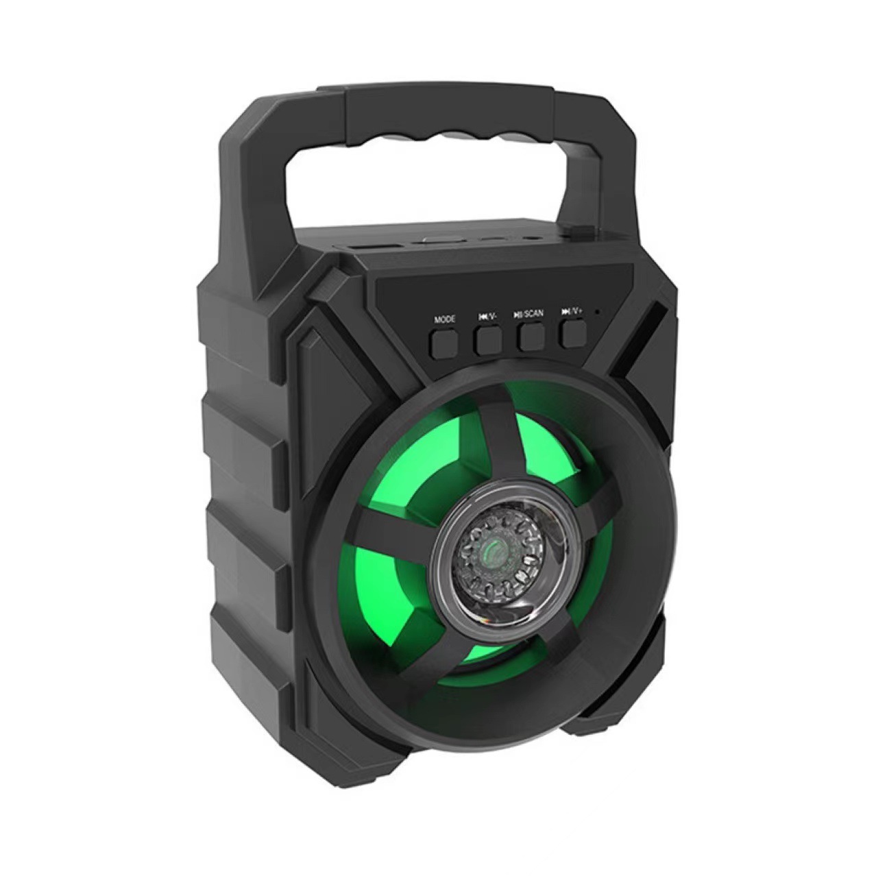 3-inch Portable Bluetooth Speaker Bass Loud Volume Outdoor Portable Mini Home Desktop Microphone Karaoke Speaker
