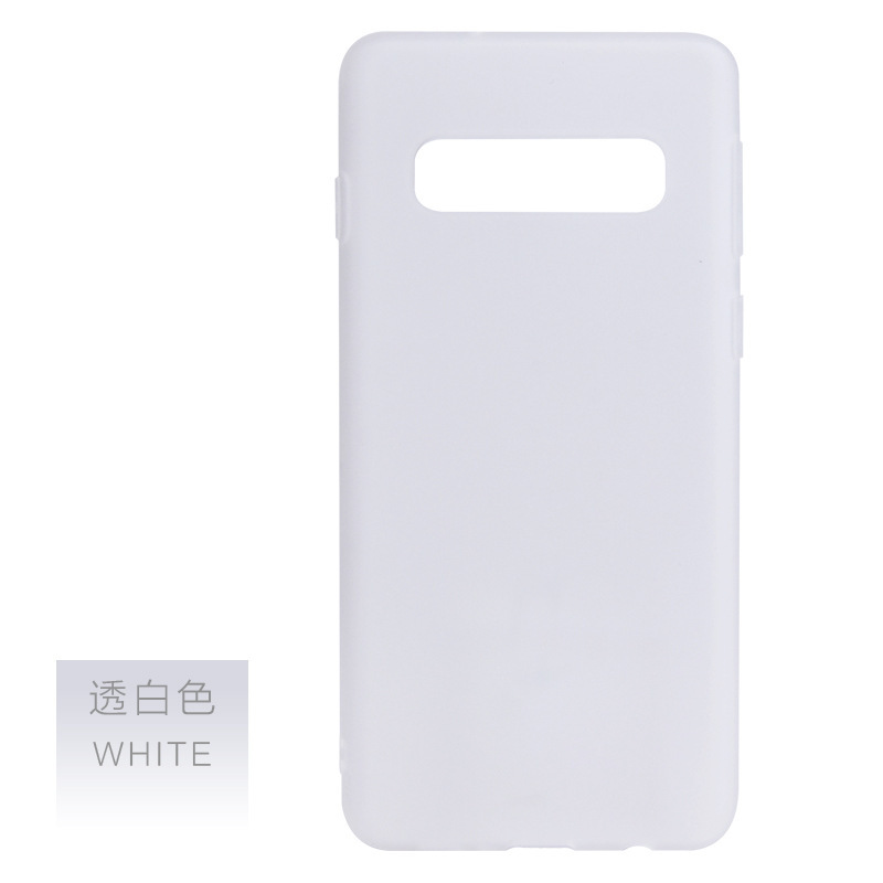 Applicable for Samsung S10 Phone Case S20plus Frosted NOTE20 Protective Case TPU Candy Color Full Wrap Silicone