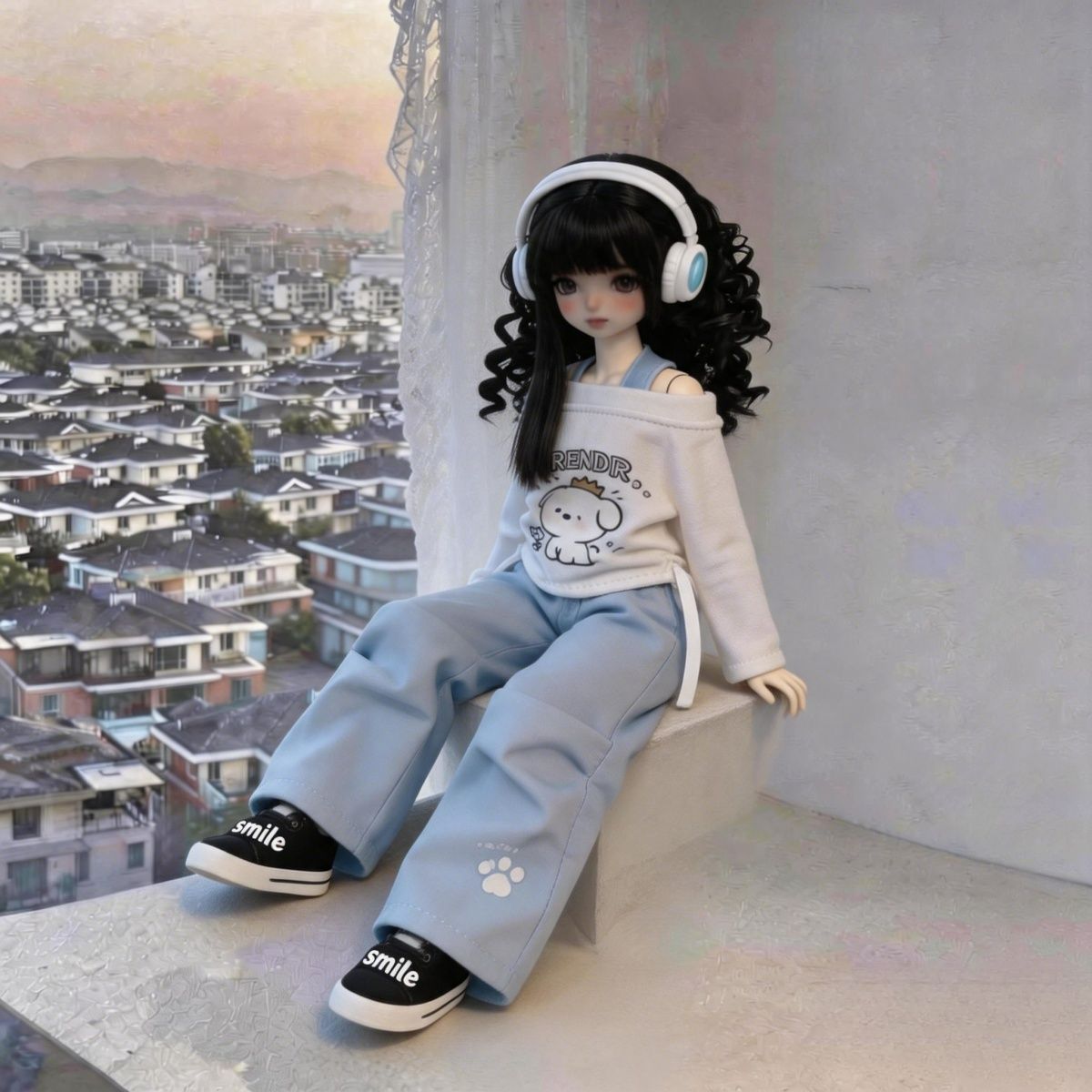 New BJD super cute light oxygen style "Azone 6-point" "ob22" "ob24" doll clothes full set