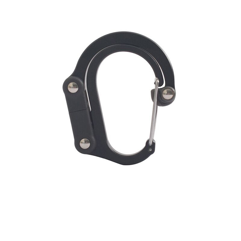 D-Shape Carabiner Aluminum Alloy Quick Hook Outdoor Sports Equipment Tool Multi-Functional Safety Outdoor Climbing Carabiner
