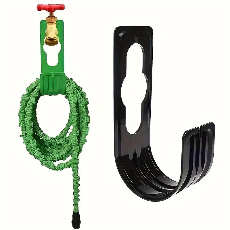 Wall-mounted Garden Retractable Hose Storage Rack Outdoor Water Tap Hook Garden Organizer Soft Hose Storage Wall-mounted