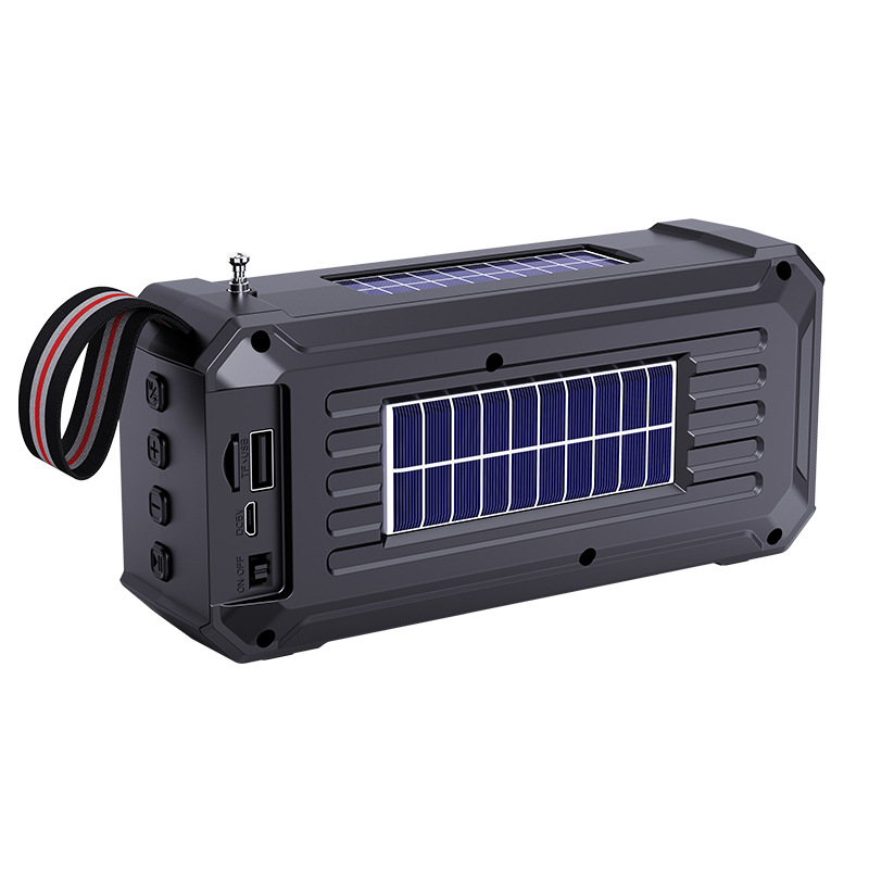 Dual Solar Bluetooth Speaker Wireless Speaker Multifunctional Outdoor Portable Desktop Card Portable