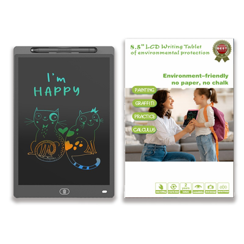 11/13/16 Inch Horizontal Screen LCD Writing Tablet Children's Educational Early Education Graffiti Drawing Board One-Key Clear Electronic Board