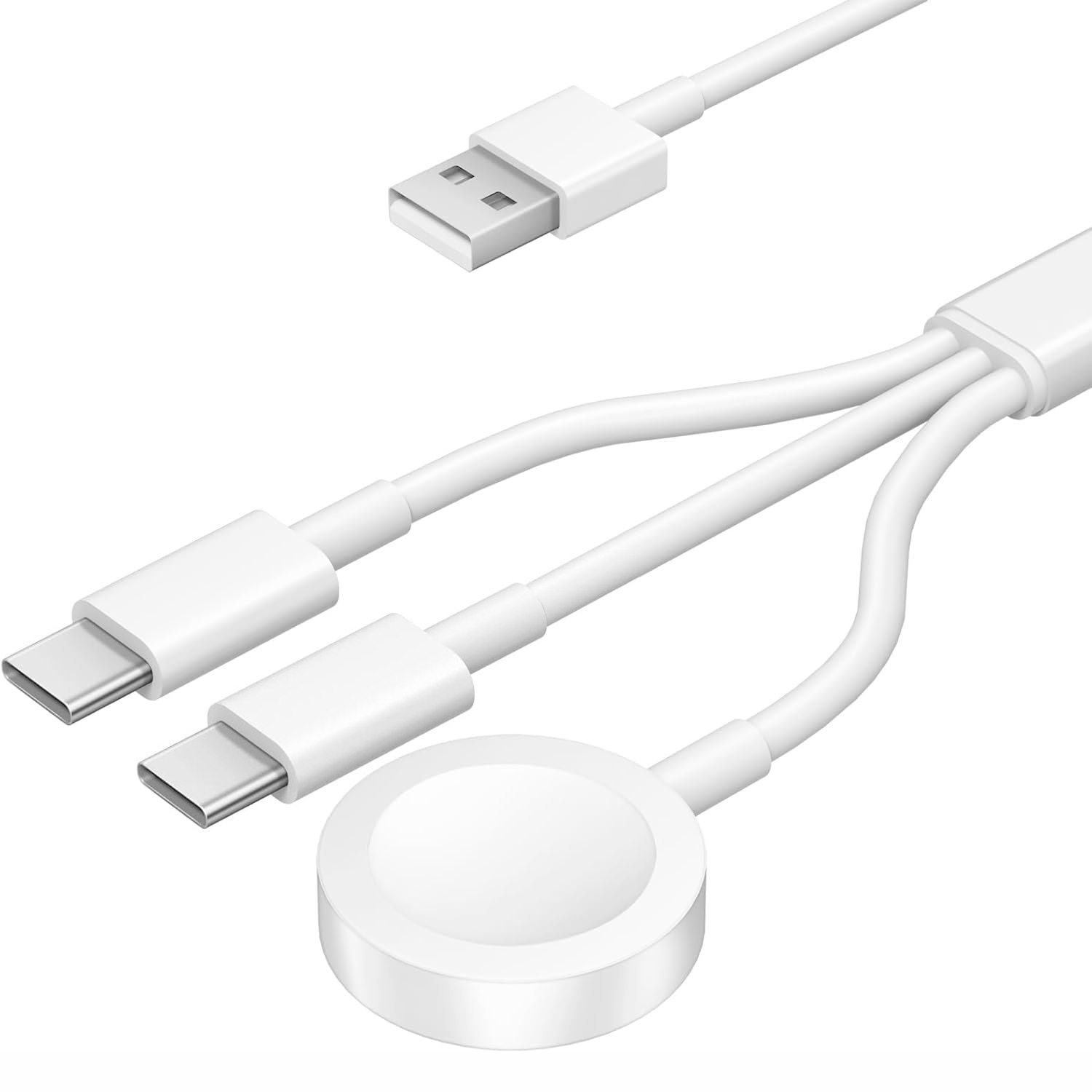 Compatible Apple iWatch magnetic watch charger supports 1-11 generation phone charging cable 3-in-1 multifunctional
