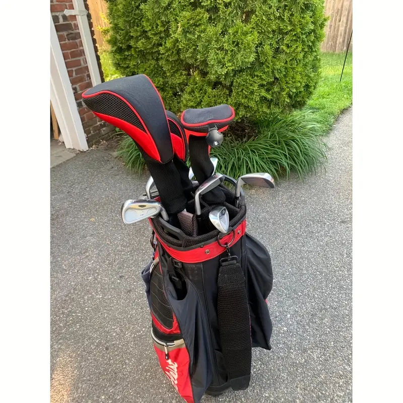 3-piece golf wood head cover, 1-3-5 waterproof polyester head cover, fairway wood protective cover