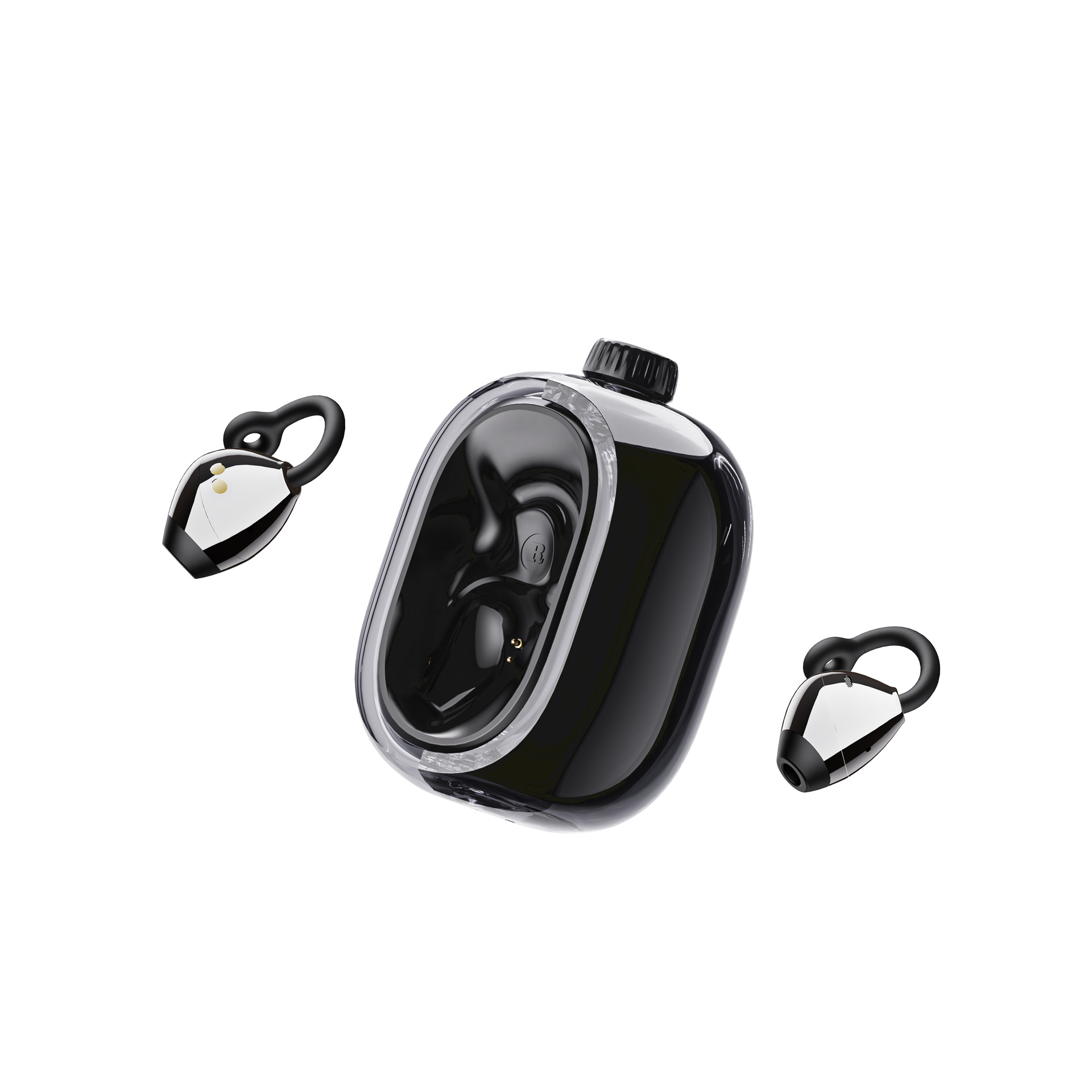 2025 New M79 Ear Clip Wireless Bluetooth Headset Ultra-long Battery Life Noise Cancelling Open-ear Comfortable for Long Wear