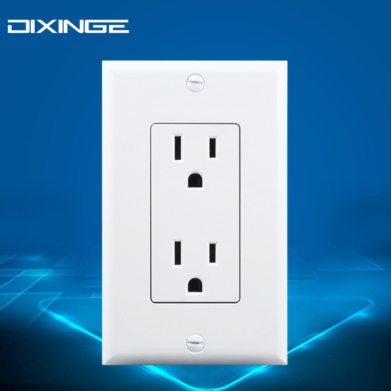 American standard socket North America 115*70mm panel American dual NEMA American standard power socket US wall switch