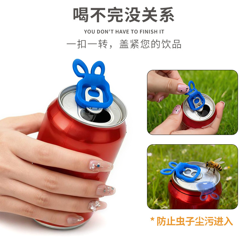 New Dust-proof Beer Rabbit Cute Handheld Beer Soda Drink Bottle Opener Opener Sealing Can Opener