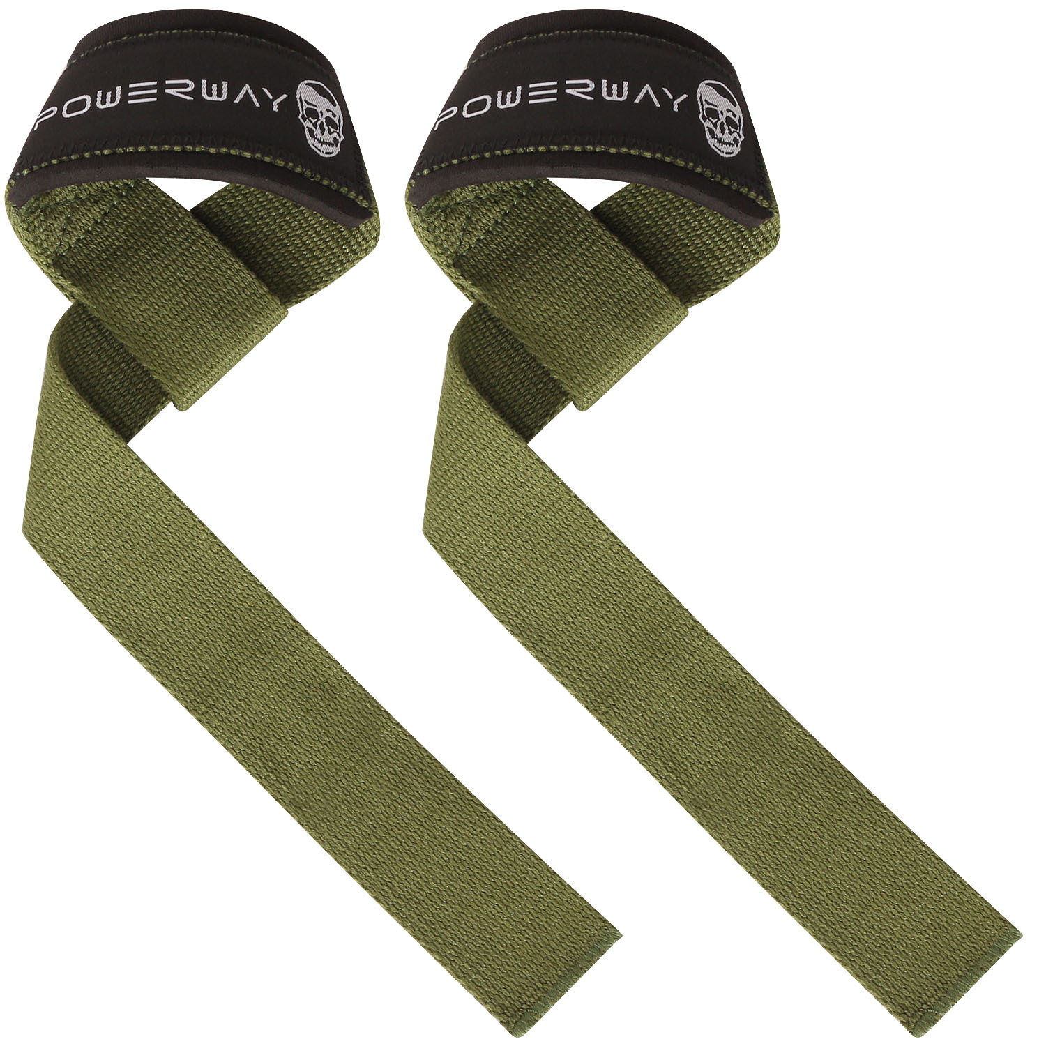 2PC deadlift wrist strap, neoprene cushion wrist pad, anti-slip silicone grip strap, elastic band