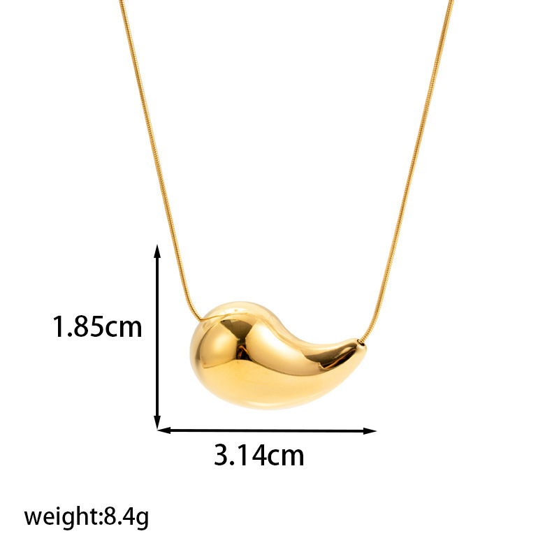 Chubby hollow drop earrings stainless steel earrings 18k gold geometric ear stud earrings