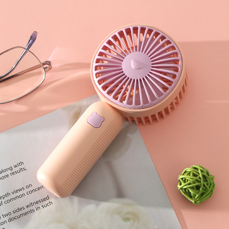 New Summer Cooling Free Handheld Fan Mini USB Rechargeable Portable Desktop Small Electric Fan
