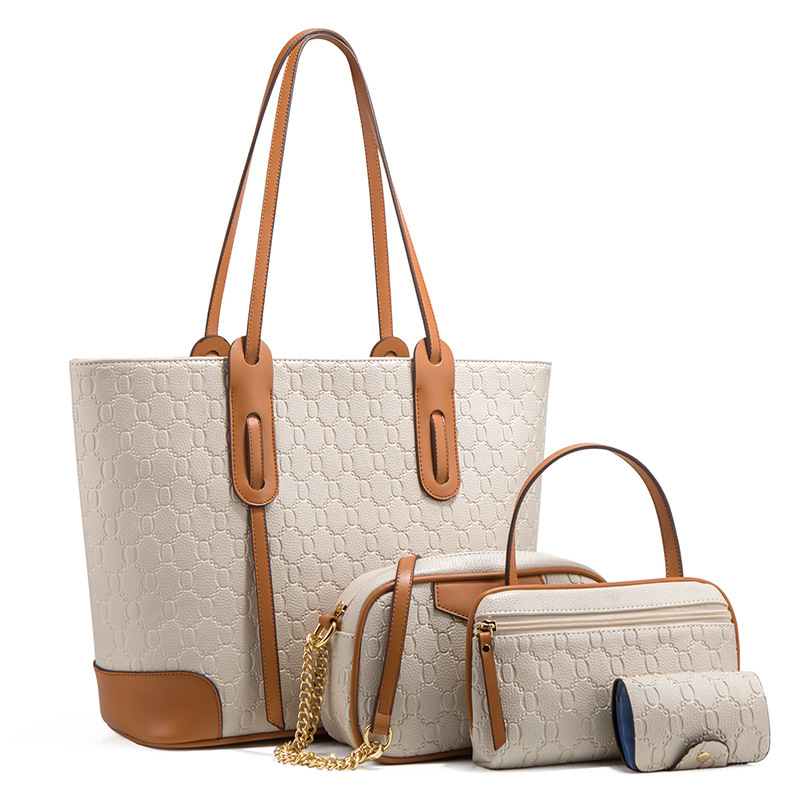 2026 new handbag large tote bag shoulder crossbody bag large capacity four-piece set mother-daughter bag