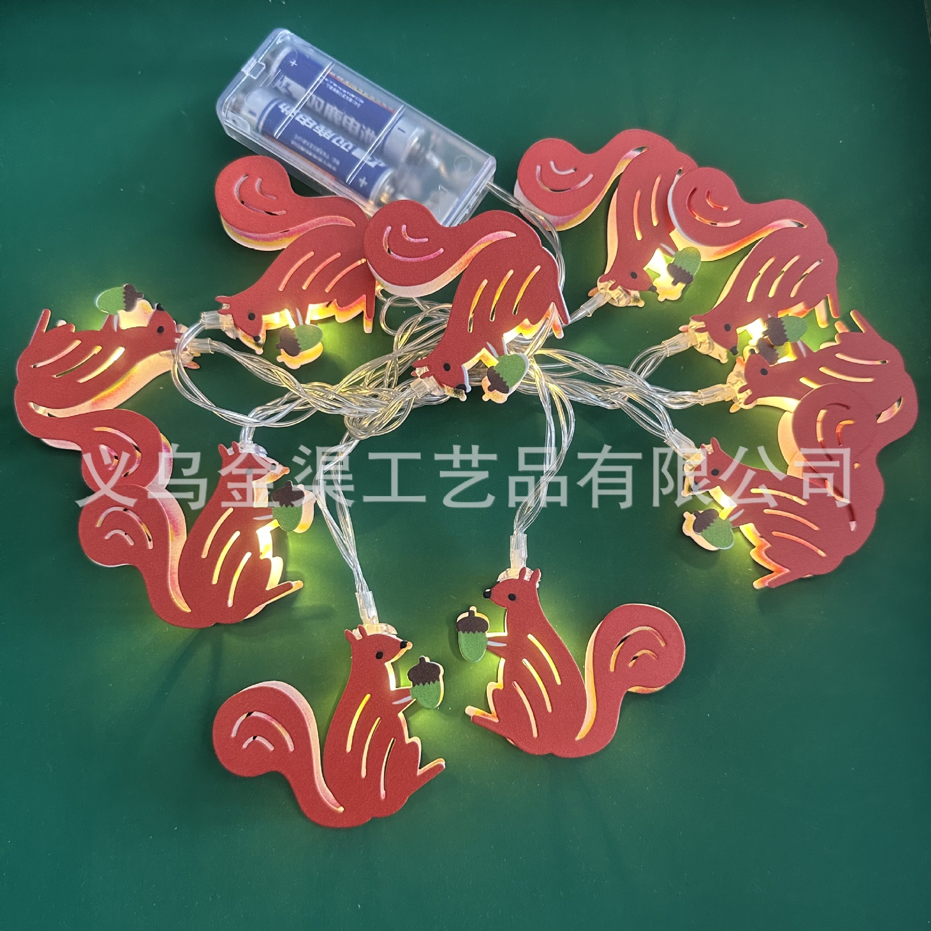 LED Pumpkin Maple Leaf Turkey Squirrel Sunflower Light Hedgehog Ladybug Light String Harvest Thanksgiving Decorative Lights