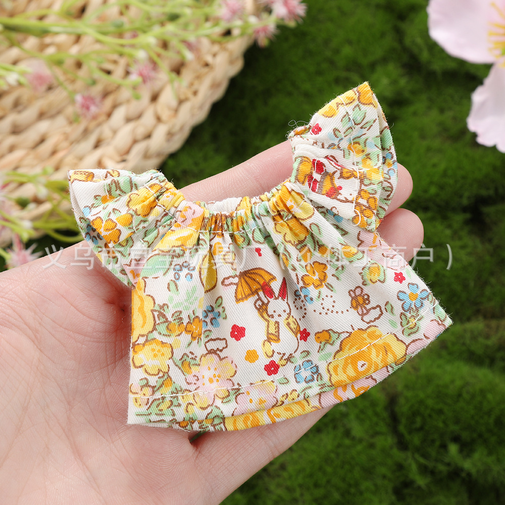 花卉兔子裙（黄）13CM