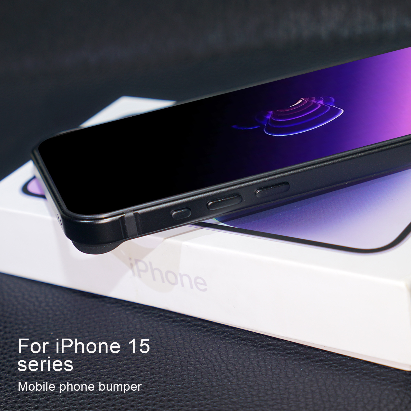 Ultra-thin Metal Frame Case for iPhone 15 Pro Max iPhone 15 Anti-drop 16E