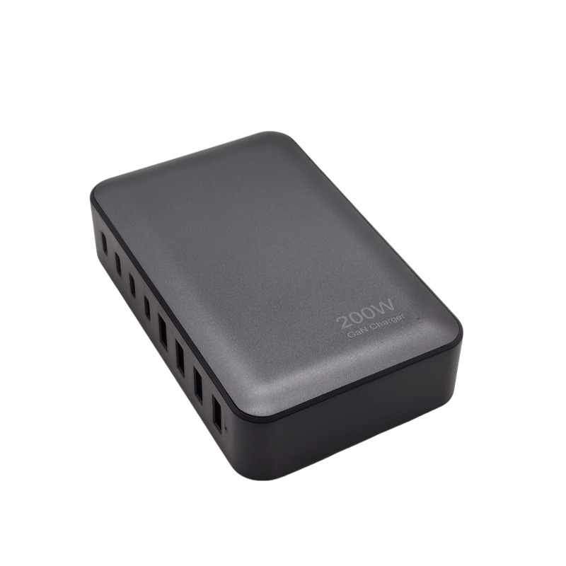 Dedicated 200W GaN Charger Phone Tablet Laptop Multi-Port 200W Desktop Charging Station