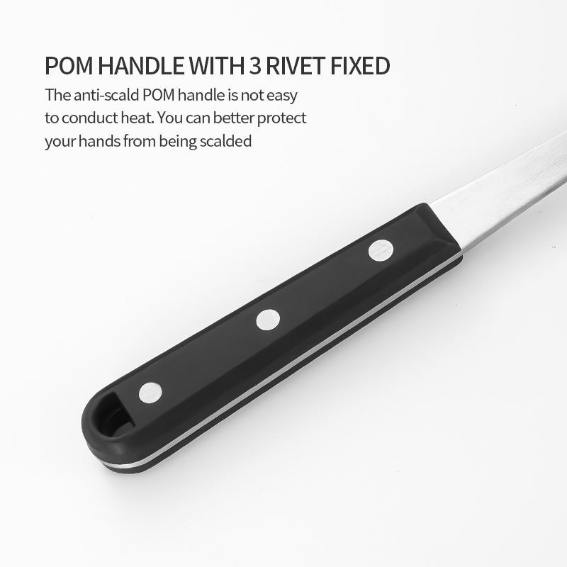 Modern minimalist stainless steel spatula, steak spatula, fish spatula, kitchen steak turner, slotted spatula tool