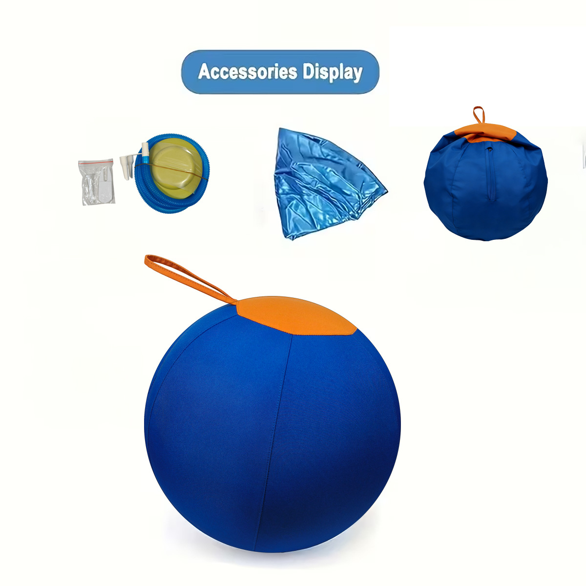 Dog inflatable grinding ball, bite-resistant pet training ball, Oxford cloth, entertaining Corgi, self-amusing toy, self-amusing toy