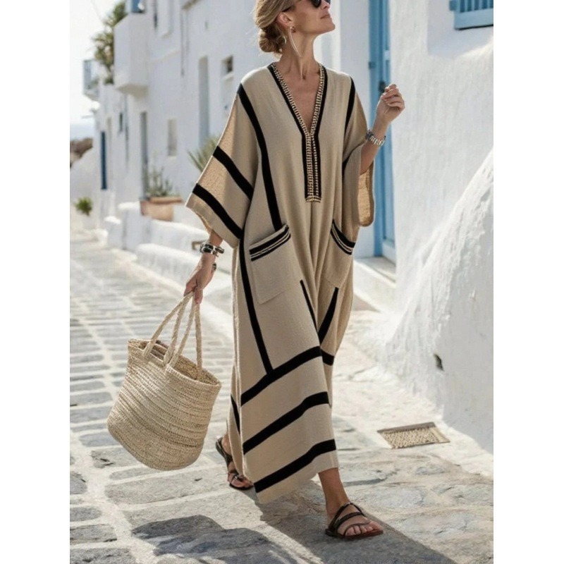 2025 Independent Station New Women's Animal Print Casual Dress