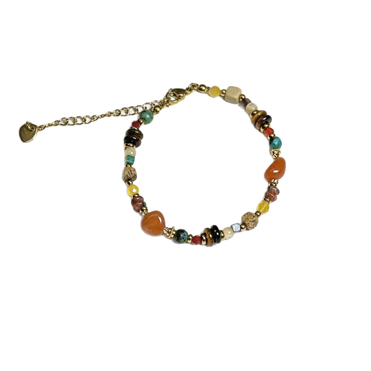 Dunhuang Style Red Agate Beaded Bracelet New Chinese Style Bracelet Women