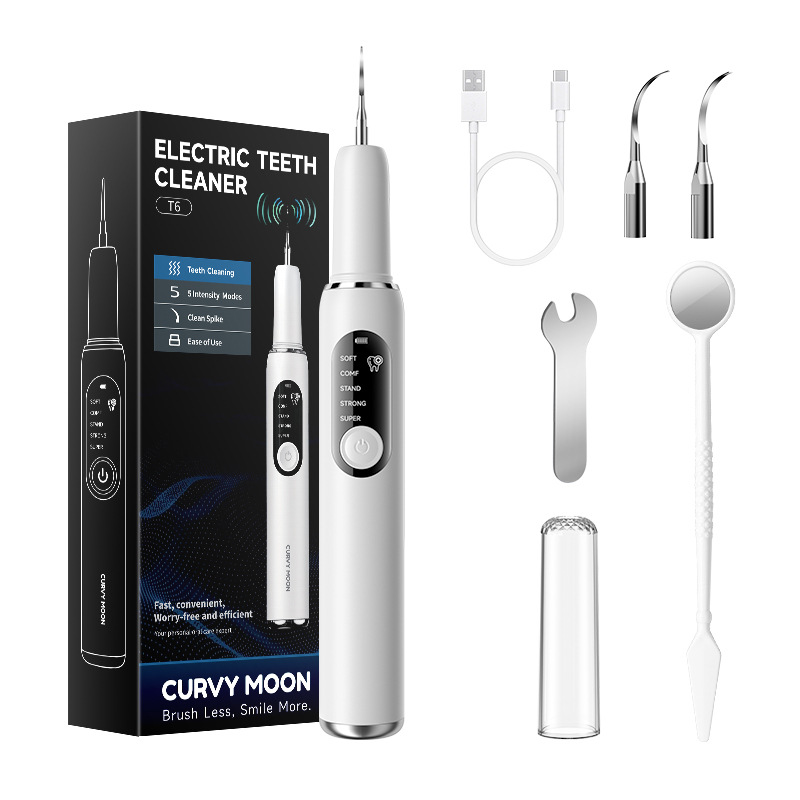Yue'er Wanwan ultrasonic tooth cleaner, home smart ultrasonic tooth cleaner, plaque remover, personal care teeth whitening device