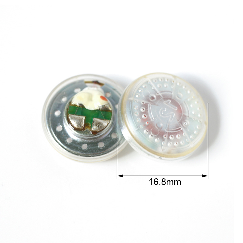 Entry-level DIY Headphone Unit 15.4mm Flat Earbud Speaker Heavy Bass Unit Universal for MX500 Shell