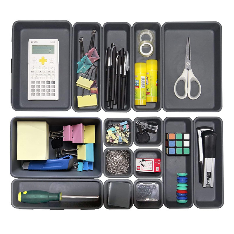 Household plastic drawer type nail art storage box free combination divider tray cosmetic storage box office