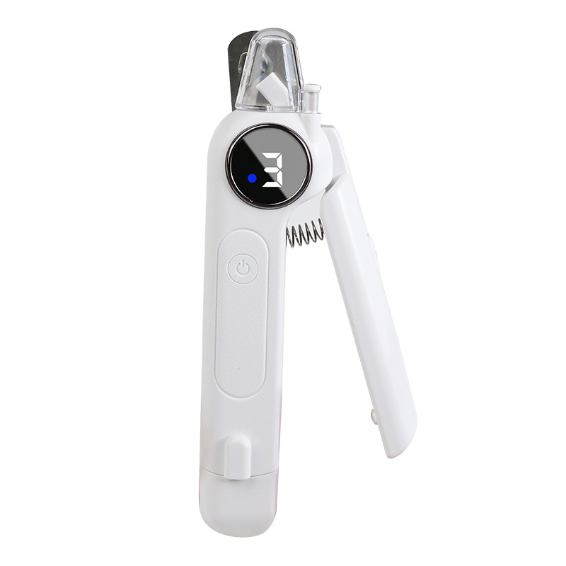 Pet Electric Nail Clipper 2-in-1 Cut Grind Integrated Cat Dog Nail Grinding Pet Electric Nail Clipper File