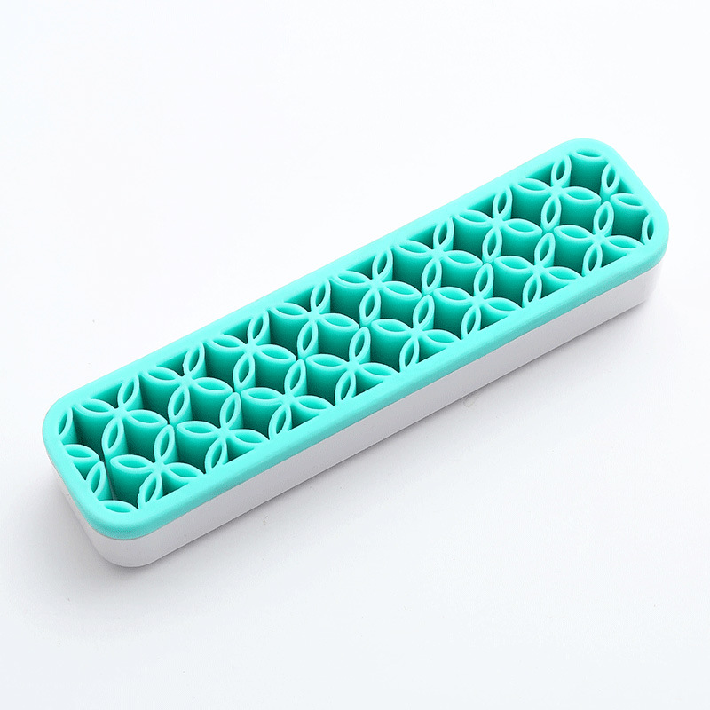 Makeup brush makeup pen tool base drying storage rack brush silicone makeup nail art pen nail art brush storage box