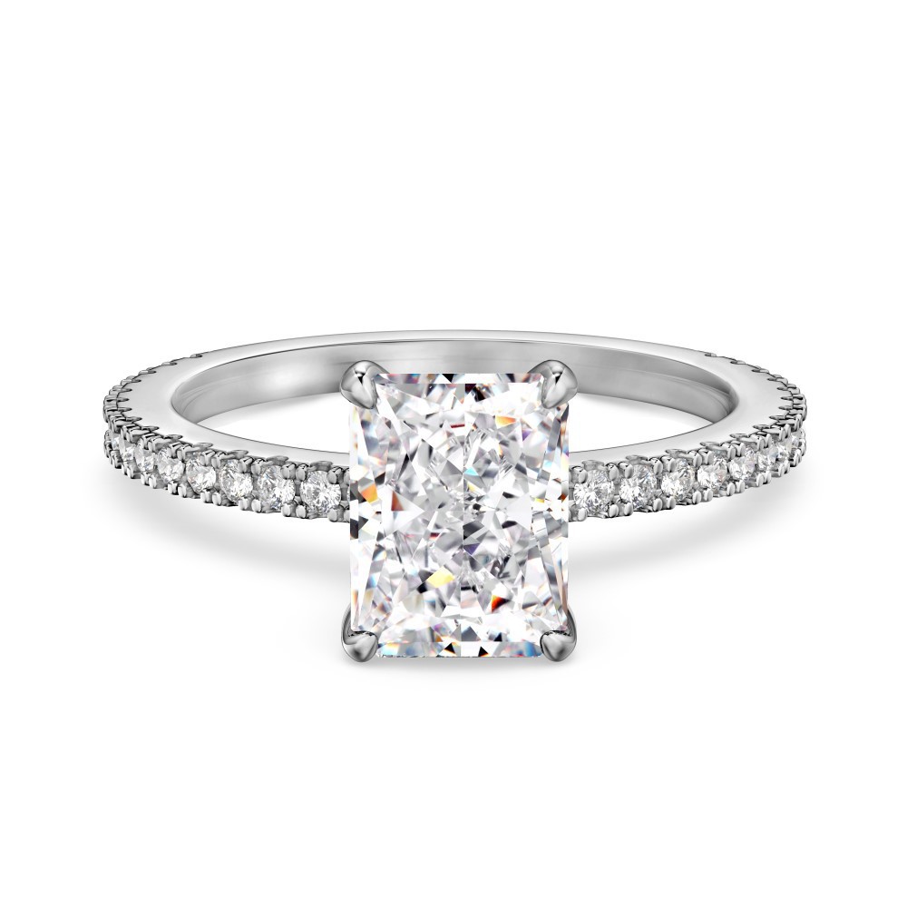 S925 sterling silver ring for women, ice-cut 8A zircon high-carbon diamond ring wholesale