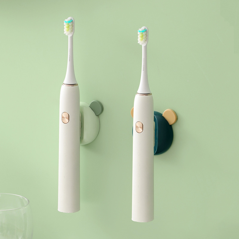 Magnetic electric toothbrush holder no drilling PP material bathroom sink toothbrush storage rack