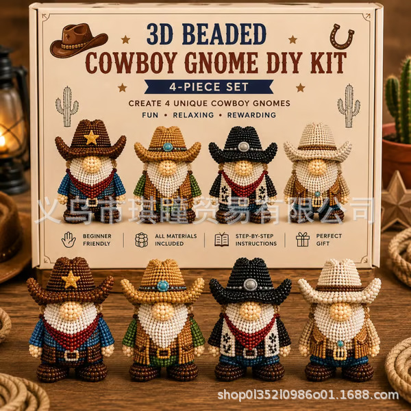 2026 3D Beaded Patriotic Gnome DIY Kit Beaded Wholesale