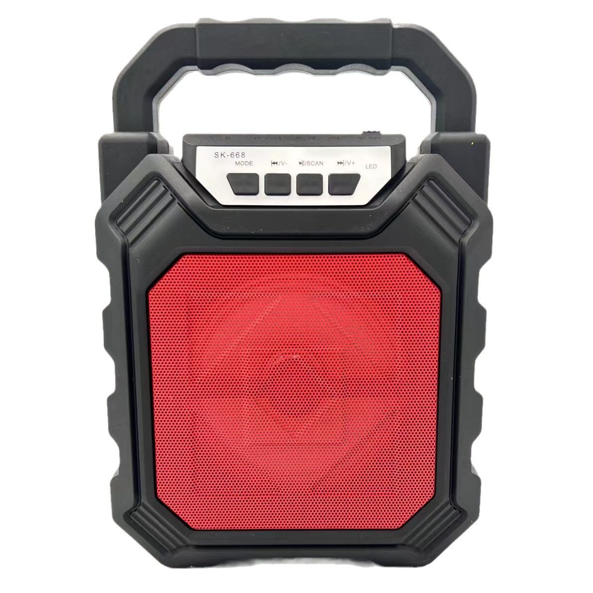 668 portable outdoor square dance Bluetooth audio pluggable card subwoofer wireless Bluetooth speaker
