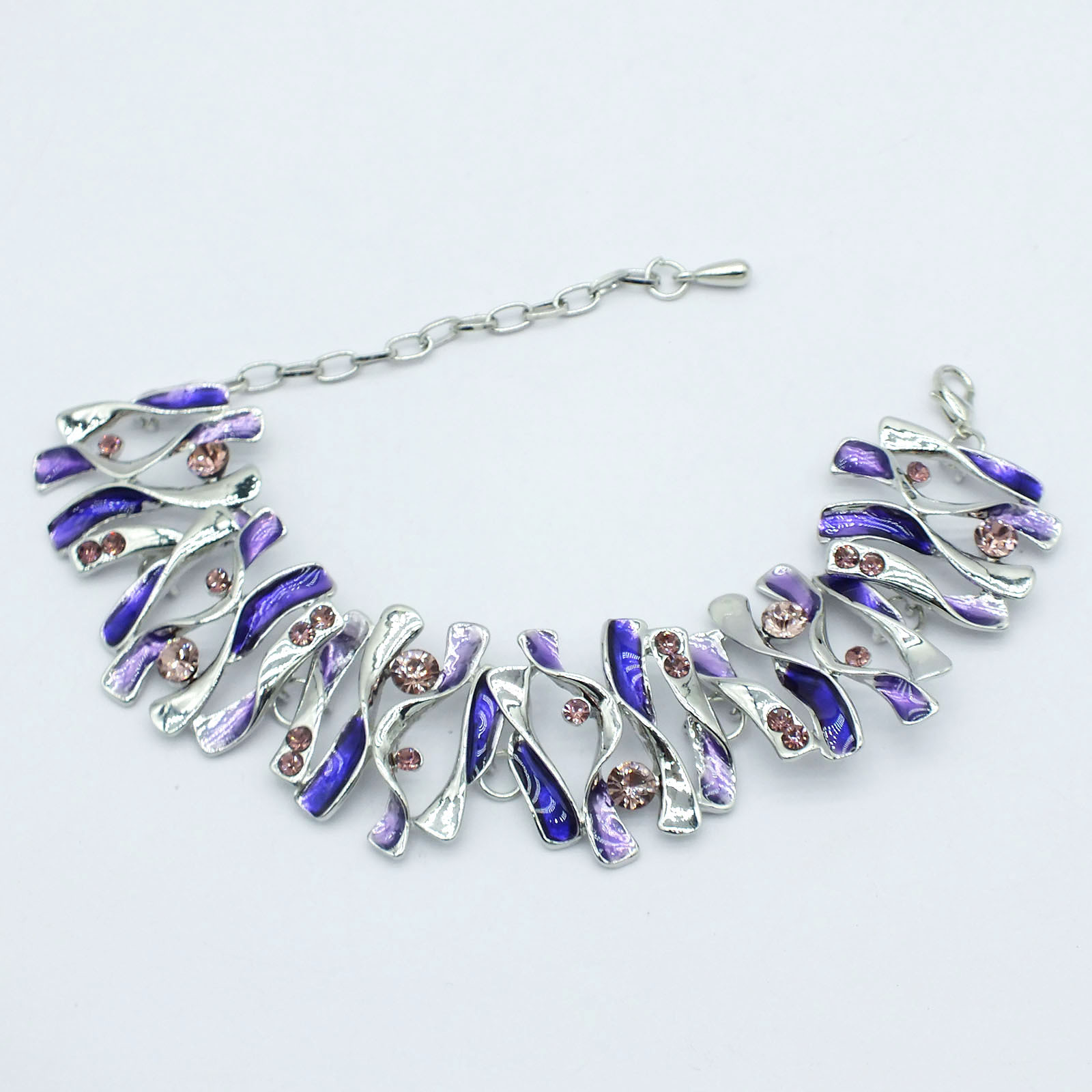 B606 Accessories Mixed Batch Blue Oil Drop Chain Bracelet