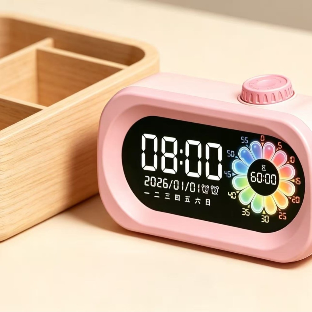 2026 New Smart Timer Alarm Clock Student Special Children Learning Wake Up Get Up Time Manager