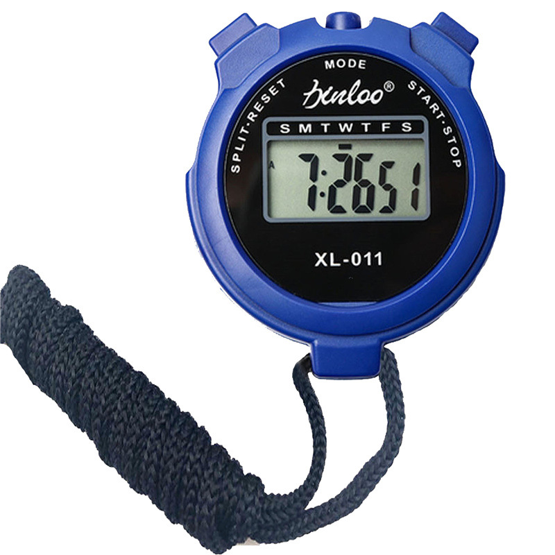 XL-011 Electronic Stopwatch Digital Display Single Channel Stopwatch Student Running Fitness Training Coach Referee Timer