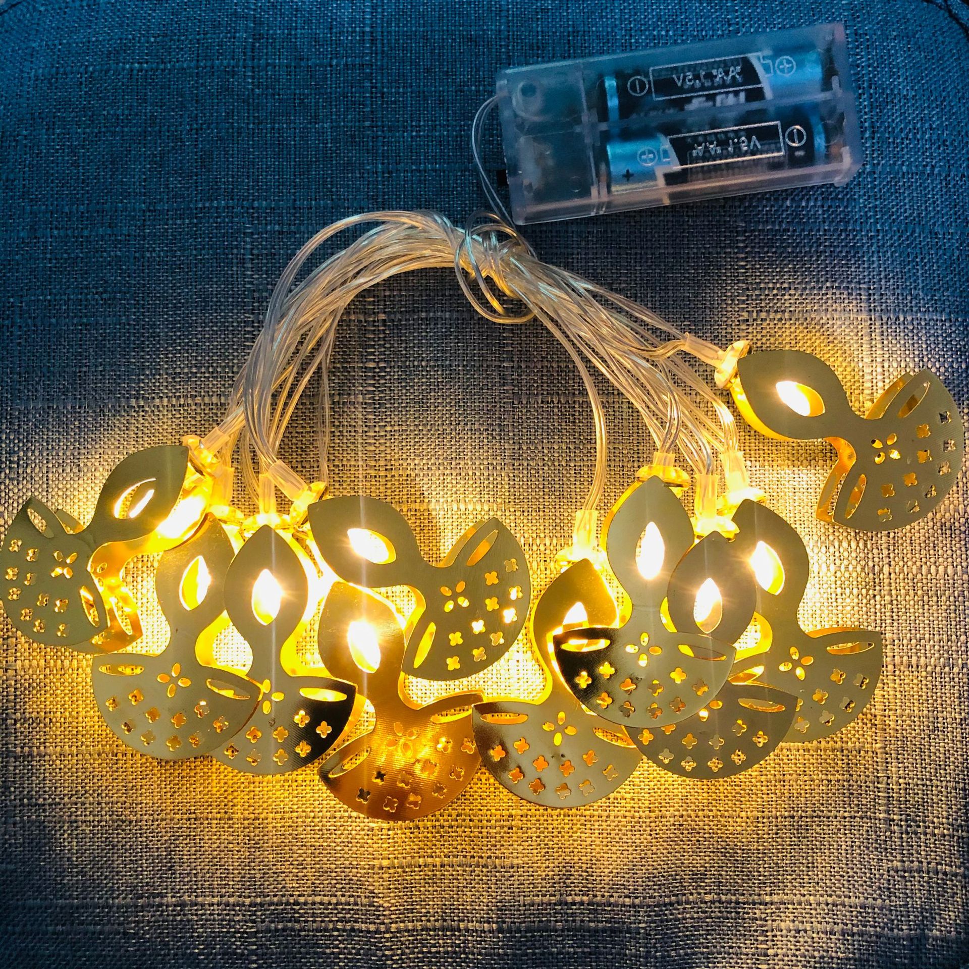 New Indian Diwali Light String LED Festival of Lights Decorative Light String Om Symbol Diwali