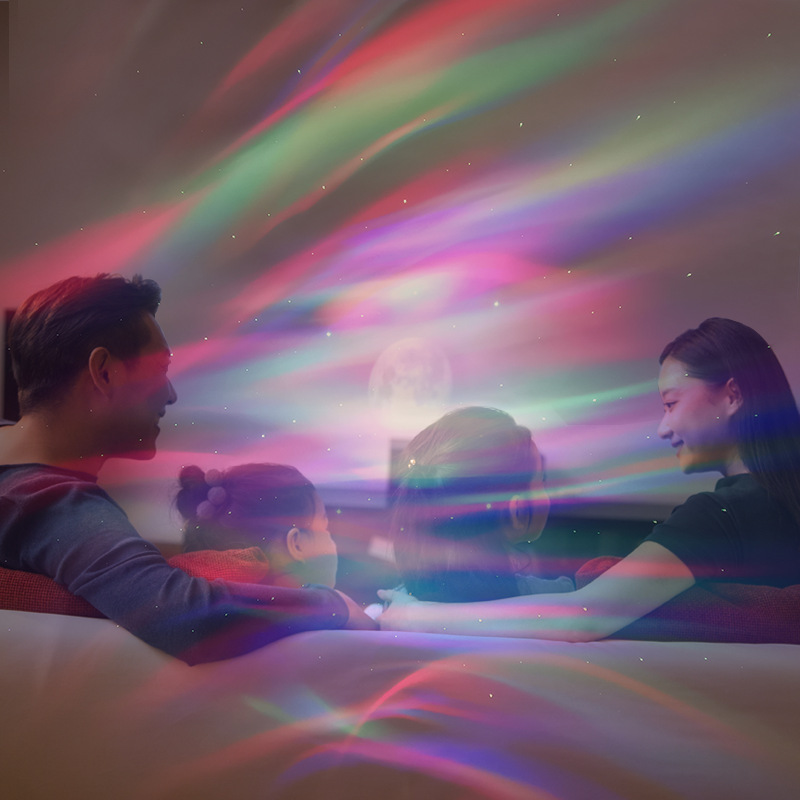 2021 New Bluetooth Speaker Moon Starry Sky Water Ripple Projection Light Laser Light Bedroom LED Projection Light