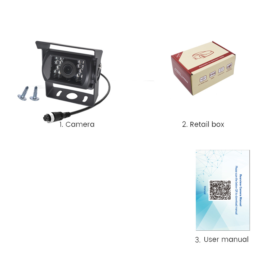 CVBS信号  普通镜头  AV接口  裸头 不含视频线 · 大方块420  红外LED灯