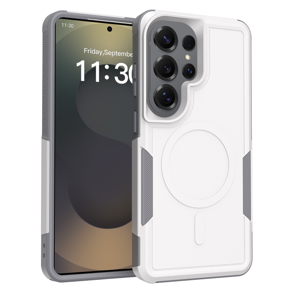 Magnetic phone case for Samsung S26 Ultra, navigation series, 2-in-1 for S25p, anti-drop for A36, protective case for A17, A06