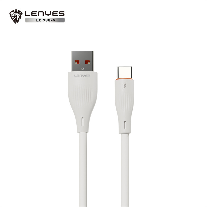 Cold Lion TPE Data Cable Applicable TC Apple Android Phone USB Fast Charging Cable One-to-Four Power