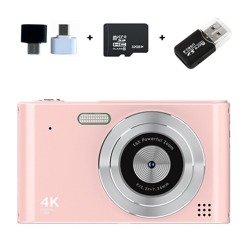 H15粉色+32G内存卡+安卓手机转接头+USB读卡器